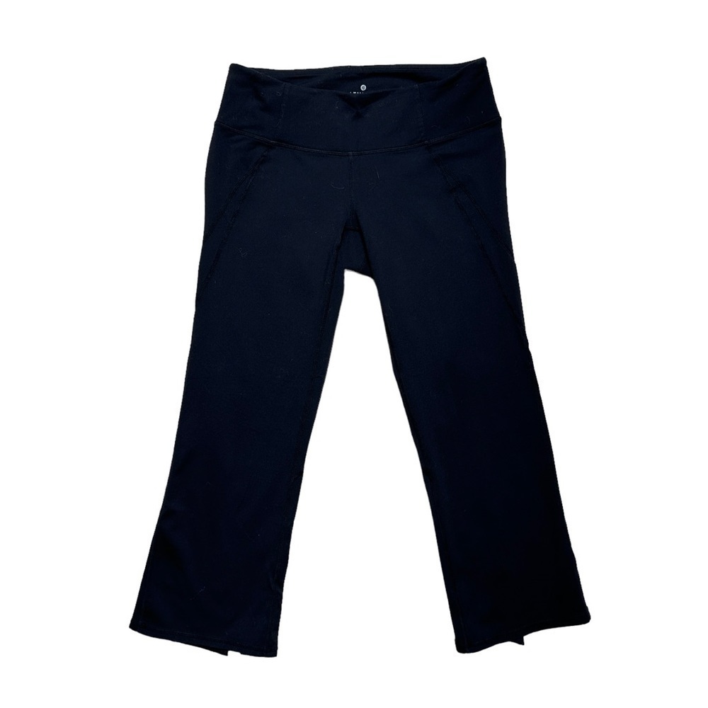 Athleta Black Straight Leg Cropped Athletic Pants US XS